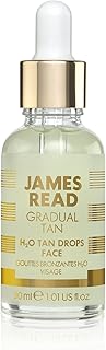 James Read Tan H2O Tan Drops 30 ml – Hydrating Facial Self-Tanning Drops for Custom Natural Glow
