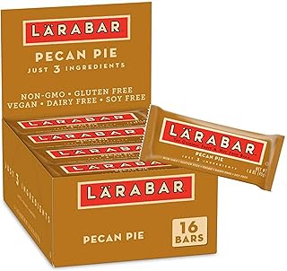 Larabar Pecan Pie Fruit & Nut Bars 1.6 oz – Gluten Free Vegan Snack Bars Pack of 16