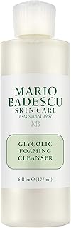 Mario Badescu Glycolic Foaming Cleanser – Exfoliating Face Wash with Glycolic Acid & Aloe Vera