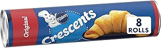 Pillsbury Crescent Rolls Original Refrigerated Dough 8 Rolls 8 oz – Ready-to-Bake Pastry Dough