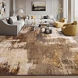 Superior Large Area Rug 9x12 – Modern Viking Trellis Design for Living Room, Bedroom & Kitchen – Durable Indoor Carpet with Jute Backing, Soft Floor Rug for Hardwood & High Traffic Areas, Chocolate