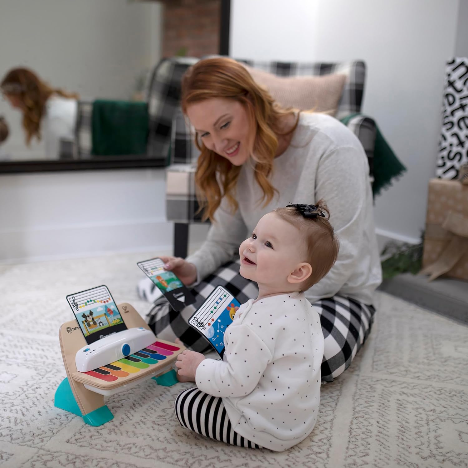 Baby Einstein x Hape Magic Touch Piano – Wooden Musical Toddler Toy (6 Months+)