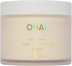 OUAI Body Cream St. Barts - Hydrating Whipped Body Moisturizer with Cupuaçu Butter, Coconut Oil & Squalane, Fast-Absorbing & Non-Greasy for a Healthy Glow, Sulfate-Free, 7.5 oz