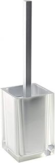Gedy Rainbow Toilet Brush Holder – Silver Thermoplastic Resin Bathroom Accessory