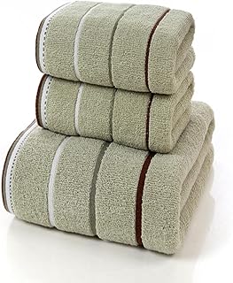 Premium Cotton Bath Towel Set 70×140 cm – Thick Absorbent Large Bath Towels for Adults | Soft Hotel-Quality Bathroom & Family Use Towel Set Bathrobe Style