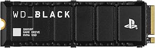 WD_BLACK SN850P 2TB NVMe M.2 SSD Official PS5 Storage Expansion Heatsink – Up to 7300MB/s PCIe Gen4 Internal Solid State Drive WDBBYV0020BNC-WRSN Gaming Performance Upgrade