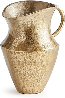 Bed Bath & Beyond Elaina Decorative Pitcher Large – Elegant Glass Beverage Server Jug for Water, Juice & Table Display Serveware