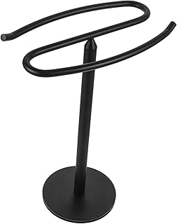 Stainless Steel Towel Rack Stand – Countertop Hand Towel Holder, Elegant Modern Design for Bathroom, Kitchen & Home Use