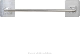 Stainless Steel Wall Mounted Bath Towel Holder – Towel Rack Rod Organizer for Bathroom, Kitchen & Home Use