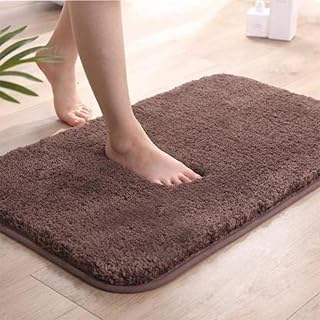 Imperial Armour Anti-Slip Bathroom Door Mat 40x60 cm Super Absorbent Water Soaking Floor Mat for Bathroom Kitchen Bedroom | Non-Skid Home Rug