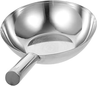 Stainless Steel Long Handle Water Ladle Scoop Portable Kitchen Bath & Garden Utility Scoop | Durable Multi-Purpose Household Pouring Tool