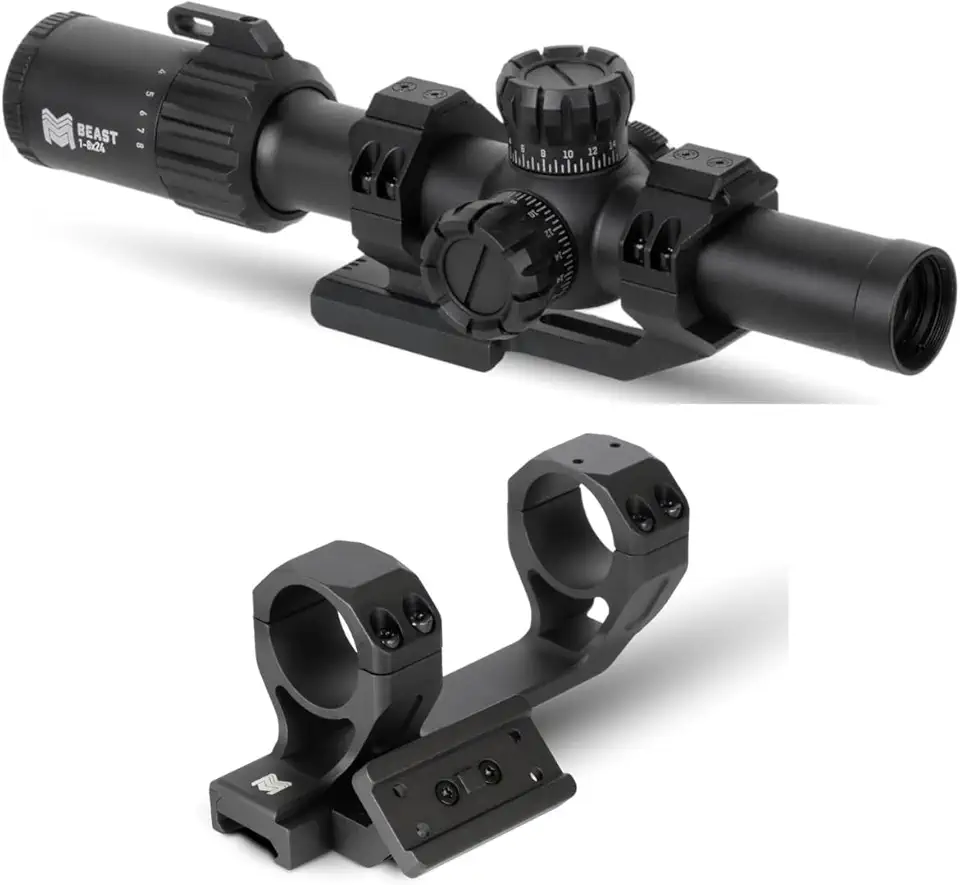 Monstrum FFE110B-CM8 and ZS119A Bundle Tactical Scope Accessory Kit
