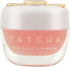 Tatcha Kissu Lip Mask - Hydrating Overnight Jelly Treatment for Plump, Soft Lips - With Squalane and Japanese Peach, Non-Sticky Lip Repair for Fine Lines & Dryness, 9g / 0.32 oz