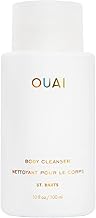 OUAI Body Cleanser St. Barts - Hydrating Foaming Body Wash with Jojoba & Rosehip Oil, Softening & Balancing Daily Cleanser, Sulfate & Paraben Free, 10 Fl Oz