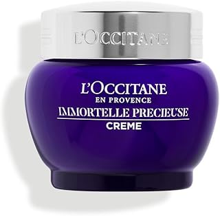 L'OCCITANE Immortelle Precious Cream - Anti-Aging Face Moisturizer with Hyaluronic Acid & Immortelle Essential Oil - Pore Refining & Smoothing Daily Face Cream - 1.7 fl oz