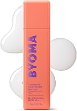 BYOMA Hydrating Milky Toner - Ultra-Hydrating & Soothing Face Toner for Dewy Skin, Barrier Lipid Complex with Ceramides & Cica, Reduces Redness & Locks in Moisture, Fragrance-Free & Vegan, 5.07 fl oz