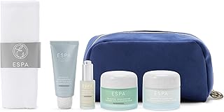 ESPA Tri-Active Regenerating Luminous Collection - 5-Piece Anti-Aging Skincare Gift Set - Phyto-Collagen & Bio-Retinol Ritual for Wrinkle Reduction & Plumping - Includes Cleanser, Serum, Cream & Mask