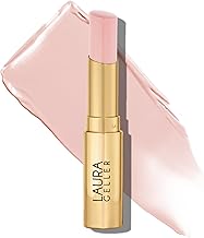 LAURA GELLER NEW YORK Jelly Balm Tinted Lip Balm - Sheerly Amazing - Hydrating Lip Color with Squalane & Vitamin E - Lightweight Semi-Shine Finish Moisturizer - Non-Feathering Lip Conditioner