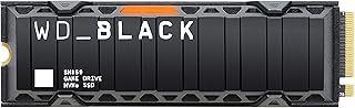 WD_BLACK SN850 1TB NVMe PCIe Gen4 M.2 2280 Gaming SSD with Heatsink – Up to 7000MB/s Read Speed – Compatible with PlayStation 5 & PC High-Performance Internal Solid State Drive