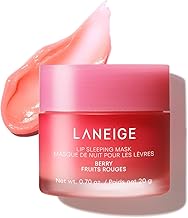 LANEIGE Lip Sleeping Mask - Overnight Treatment with Berry Fruit Complex, Vitamin C & Antioxidants, Intense Hydration for Dry, Flaky Lips, Nourishing Murumuru & Shea Butter, 0.7 oz